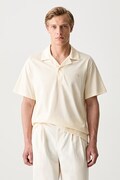 Lacoste polo bărbătesc din bumbac bej DH5928