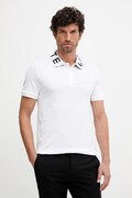 Lacoste polo męski kolor biały gładki PH9538