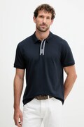 BOSS Green tricou polo culoarea bleumarin, uni, 50549362