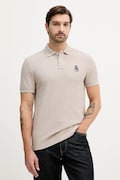 Tommy Hilfiger polo męski kolor beżowy melanżowy MW0MW40820