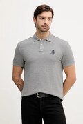 Tommy Hilfiger polo męski kolor szary melanżowy MW0MW40820