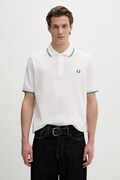 Fred Perry polo bawełniane męski kolor biały gładki M3600