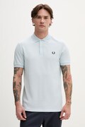 Fred Perry polo bawełniane męski kolor niebieski gładki M6000