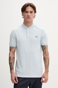 Fred Perry polo bawełniane męski kolor niebieski gładki M6000