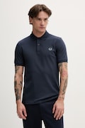 Fred Perry polo bawełniane męski kolor granatowy gładki M6000
