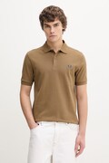 Fred Perry polo bawełniane męski kolor zielony gładki M6000
