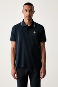 Aeronautica Militare polo męskie bawełniane granatowe PO1308UP00082