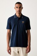 Aeronautica Militare polo męskie bawełniane granatowe PO1308UP00082