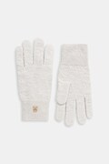 Tommy Hilfiger rękawiczki z wełną damskie kolor szary AW0AW17798
