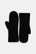 UGG rękawiczki z domieszką wełny CHUNKY damskie kolor czarny 101022