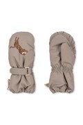 Konges Sløjd rękawiczki dziecięce NOHR SNOW MITTENS SOLID kolor zielony KS103516