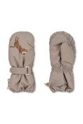 Konges Sløjd rękawiczki dziecięce NOHR SNOW MITTENS SOLID kolor zielony KS103516