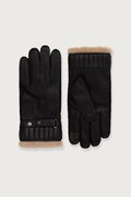 Barbour rękawiczki męskie skórzane beżowe MGL0013