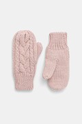 Eisbar rękawiczki z dodatkiem wełny Afra Mittens kolor różowy E80135