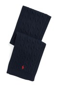 Otroški bombažni šal Polo Ralph Lauren mornarsko modra barva, 323953206001