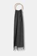 Weekend Max Mara szalik wełniany SCOGLIO damski kolor szary gładki 2525546105600