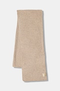 Šál s prímesou vlny Guess BRENTON béžová farba, melanžová, AW5437 POL03
