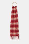 Pepe Jeans szalik damski kolor bordowy wzorzysty PL1100002
