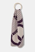 Twinset szalik damski kolor fioletowy wzorzysty 252TO5060