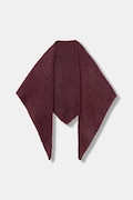Шал с вълна United Colors of Benetton в бордо с изчистен дизайн 6QZPDU020