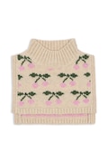 Дитячий снуд Konges Sløjd BELOU NECKWARMER колір бежевий однотонний KS103714