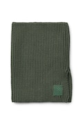 Liewood komin bawełniany dziecięcy Mathias Neckwarmer kolor zielony gładki LW20097