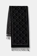 Шарф Calvin Klein колір чорний візерунок LV04D8061G