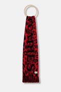 Aries szalik J'Adoro Aries Leopard kolor czerwony wzorzysty AR9010604