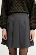 Sukně United Colors of Benetton šedá barva, mini, áčková, 4R4CD004W