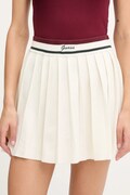 Guess spódnica z wełną SABINA kolor beżowy mini rozkloszowana V5BD02 Z1152