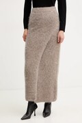 Marciano Guess spódnica z dodatkiem wełny AGNES kolor beżowy maxi ołówkowa 5BGD02 5794Z