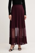 Sukně Twinset fialová barva, maxi, áčková, 252TP2642