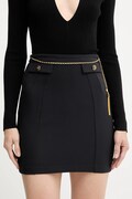Sukně Elisabetta Franchi černá barva, mini, GO14857E2