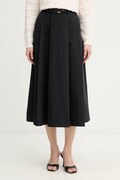 Morgan szoknya fekete, midi, harang alakú, JOKER.F