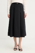 Morgan szoknya fekete, midi, harang alakú, JOKER.F