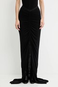 Sukně Rick Owens Lilies Poppy černá barva, maxi, LI02E3317.RV