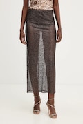 Haveone spódnica kolor brązowy maxi prosta GGE-P123