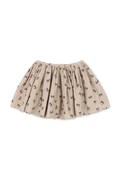 Дитяча бавовняна спідниця Konges Sløjd COCO SKIRT GOTS колір бежевий mini розкльошена KS103761