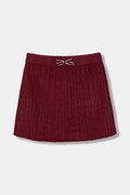 United Colors of Benetton spódnica dziecięca kolor bordowy mini rozkloszowana 1270C000G