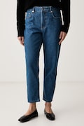 United Colors of Benetton jeansy mom fit damskie granatowe 4OHWDF02Z