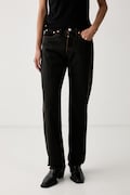 Levi's jeansy straight damskie 501 CURVE brązowe 0036A