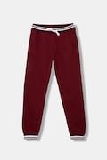 Guess spodnie dresowe dziecięce kolor bordowy z aplikacją L5YQ17 K0170