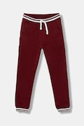 Guess spodnie dresowe dziecięce kolor bordowy gładkie N5YQ17 K0170