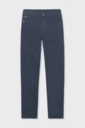 Mayoral pantaloni copii slim fit basic culoarea bleumarin, uni, 582