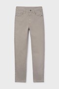 Mayoral pantaloni copii slim fit basic culoarea gri, uni, 582