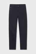 Detské nohavice Mayoral slim fit basic čierna farba, jednofarebné, 582