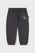 Mayoral pantaloni de trening pentru copii culoarea negru, cu imprimeu, 2504