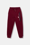 Дитячі спортивні штани Polo Ralph Lauren колір бордовий з принтом 323962123009