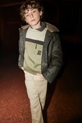 Mayoral spodnie dziecięce soft jogger kolor beżowy 7563
