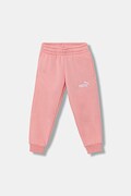 Дитячі спортивні штани Puma ESS No. 1 Logo Sweatpants FL PS колір рожевий з принтом 684933
